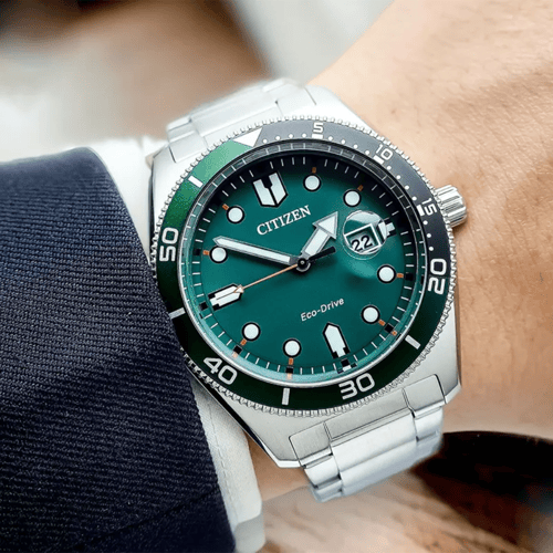 ساعة سيتيزن مارين إيكو درايف رجالية - AW1768-80X