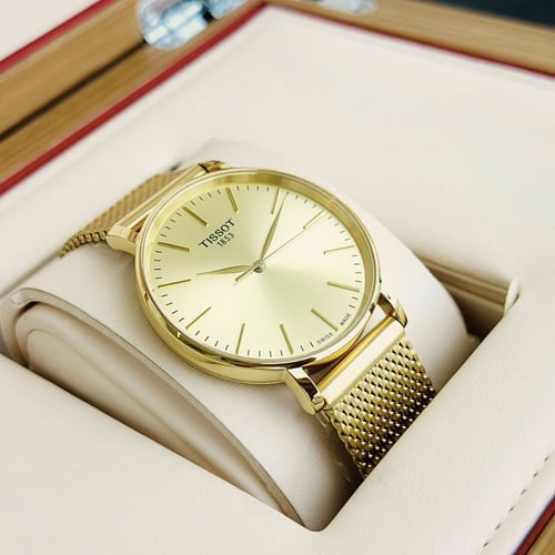 ساعة تيسو إيفري تايم كوارتز رجالية - T143410330210...