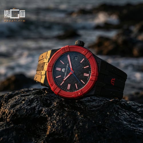 ساعة موريس لاكروا إيكون تايد كوارتز رجالية مع سوار...