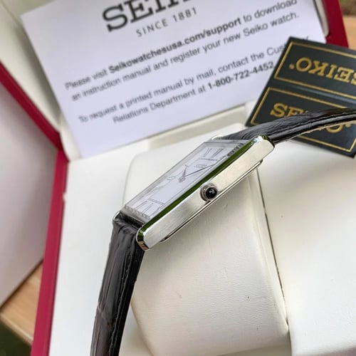 ساعة سيكو اسينشال كوارتز رجالية - SWR049