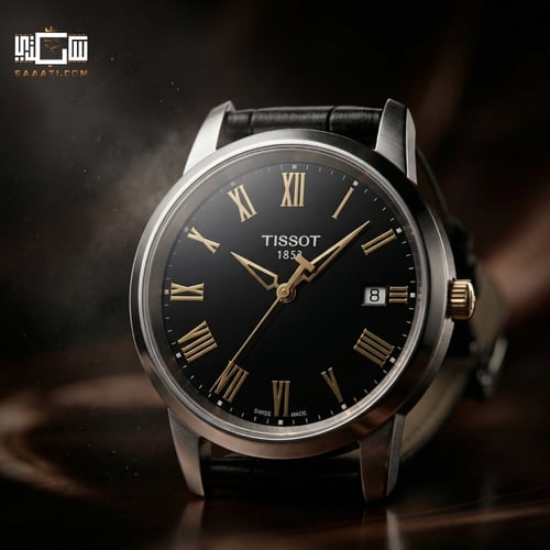 ساعة تيسو كلاسيك دريم كوارتز رجالية - T033.410.26....