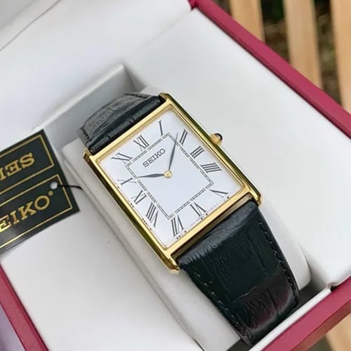 ساعة سيكو اسينشال كوارتز رجالية - SWR052