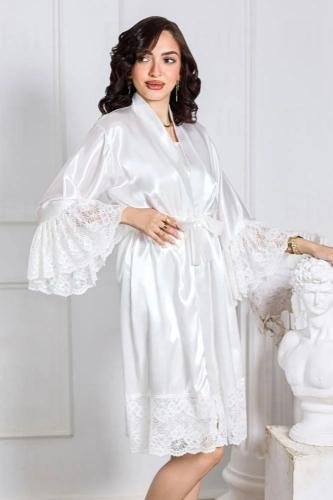 روب عروس كسرات دانتيل