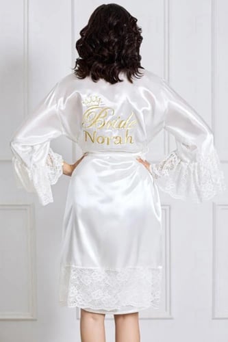 روب عروس كسرات دانتيل