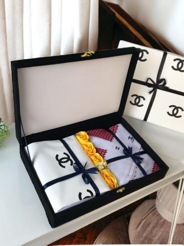 بوكس هدايا رجالي شماغ وقماش