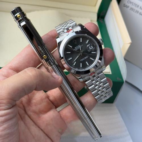 طقم ساعة رولكس وقلم كارتير