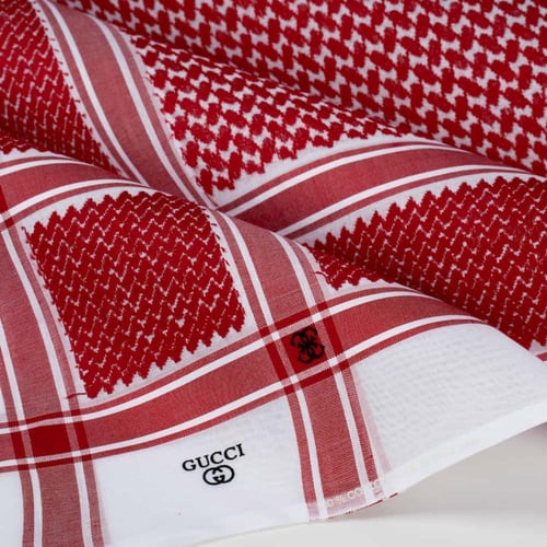 شماغ قوتشي دم الغزال 2026 | شماغ رجالي فاخر بنقشة...