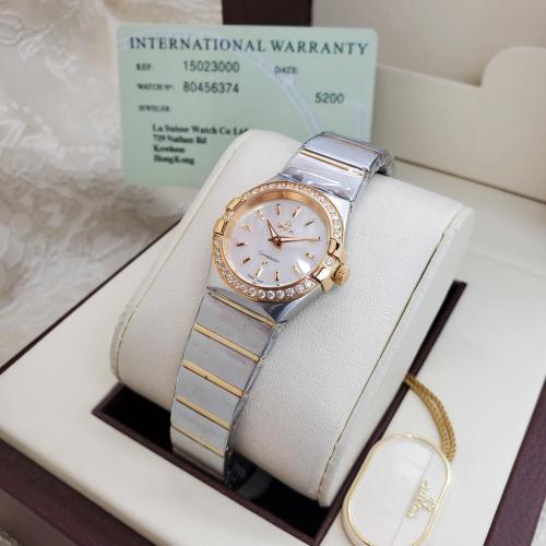 ساعة اوميقا النسائية فصوص