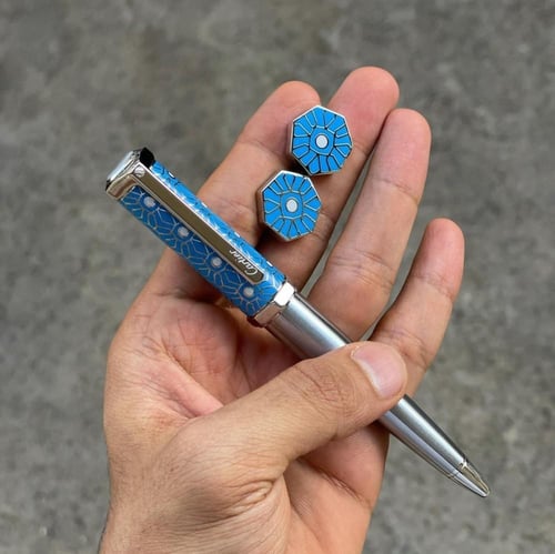 طقم كارتير قلم مع كبك