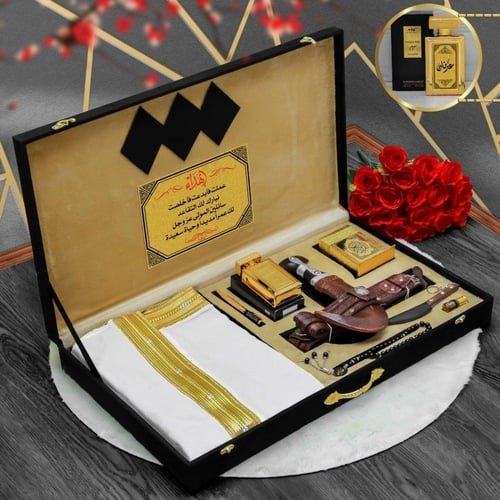 بوكس ملكي خنجر ومشلح هدايا فخمه