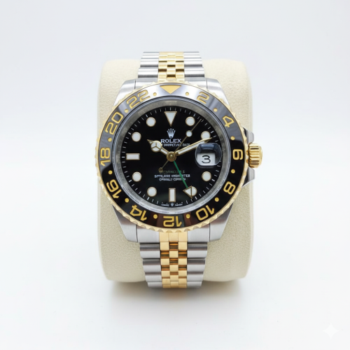 ساعة رولـــكس GMT أسود واصفر