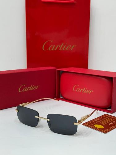 نظارة كارتييه رجالية بدون إطار – تصميم كلاسيكي فاخ...