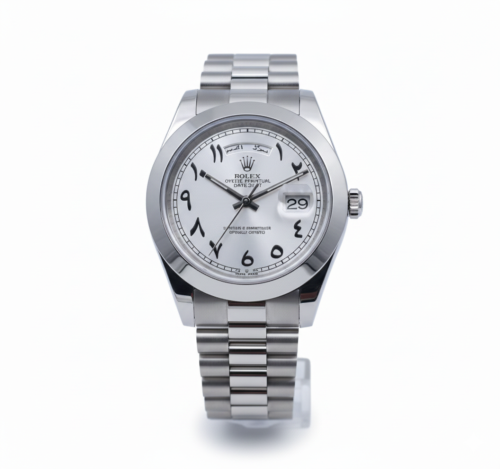 ساعة رولكس ديت ايت عربي