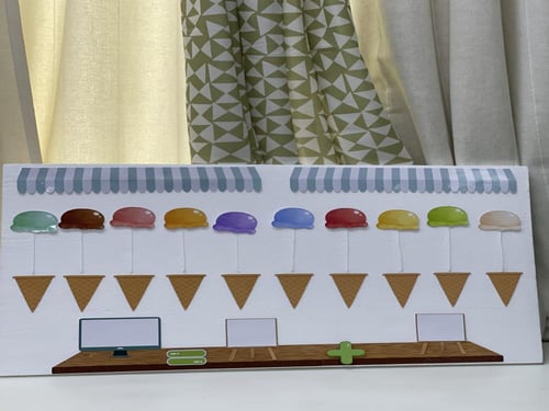 لوحة الآيسكريم