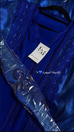 تكشيطة الجوهرة أزرق ملكي