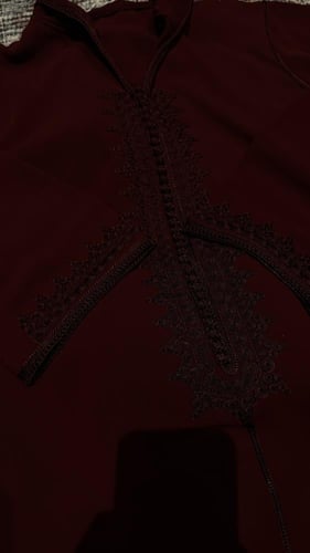 جلابة مغربية عنابي