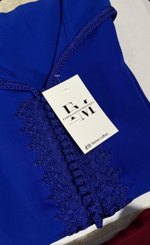 جلابة مغربية نيلي