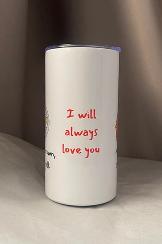 كوب حافظ للحرارة والبرودة - سأظل احبك دائماً