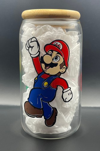 كوب زجاجي - سوبر ماريو