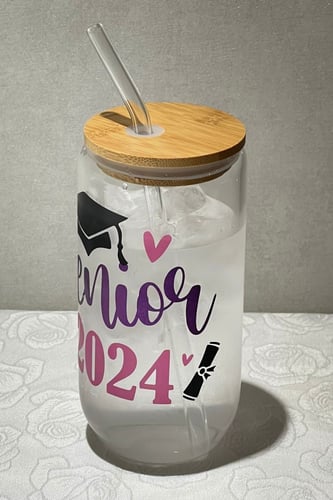 كوب زجاجي - خريجين 2024