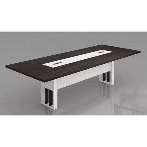 Meeting table 240cm–black×white
