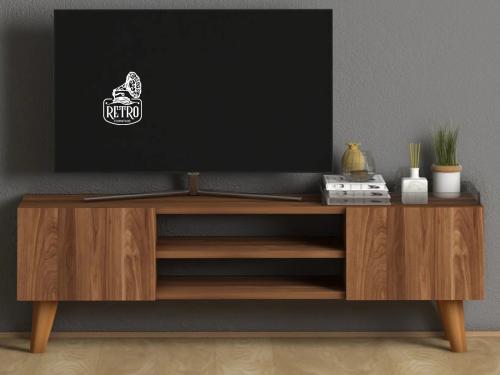 طاولة تلفاز 120 سم - بني