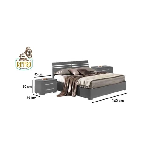 غرفة نوم 5 قطع – متعددة الألوان