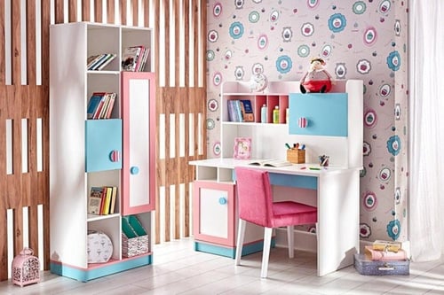 غرفة نوم أطفال – متعددة الألوان