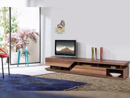 طاولة تلفاز 210 سم – بني