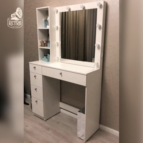 تسريحة مودرن 120*40 سم– أبيض