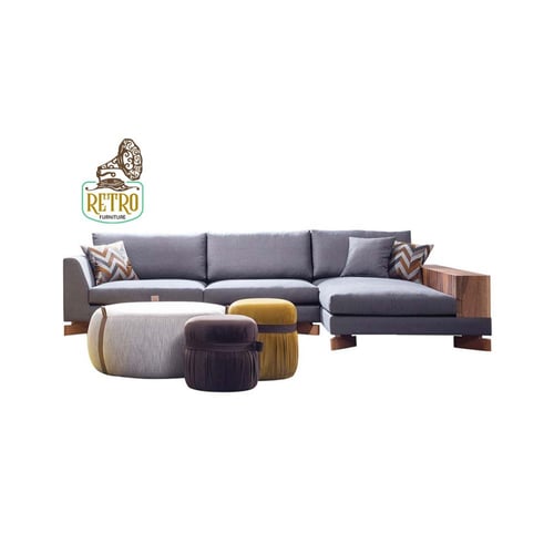 كنب زاوية 280 سم – رمادي