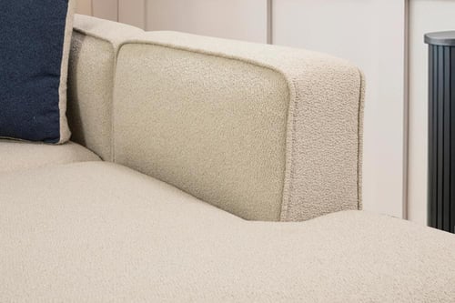 كنبة زاوية - بيج