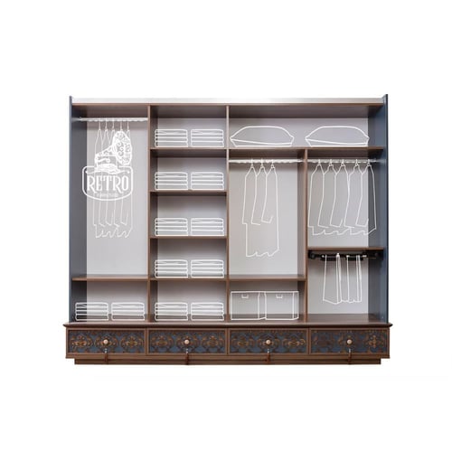 غرفة نوم 5 قطع – متعددة الألوان