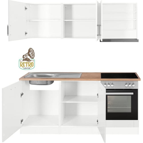 وحدة تخزين مطبخ- أبيض