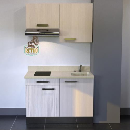 وحدة تخزين مطبخ- أبيضXخشبي