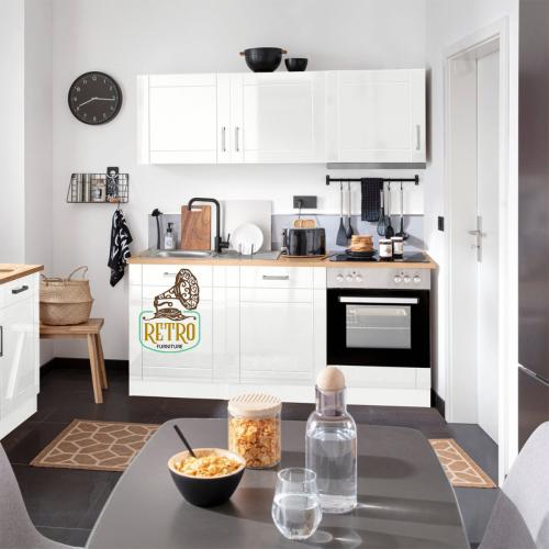 وحدة تخزين مطبخ- أبيض