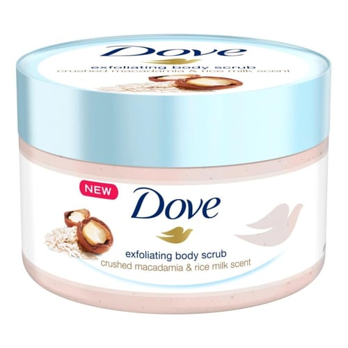 مقشر دوف بخلاصة مسحوق المكاديميا وحليب الأرز - 298...