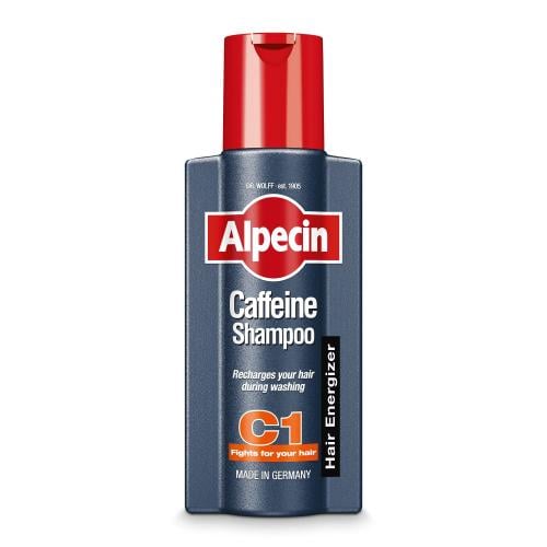 Caffeine Shampoo C1 for hair loss treatment from Al-Beesan - 250 ml