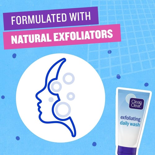 غسول يومي لتقشير الوجه من كلين اند كلير - 150 مل