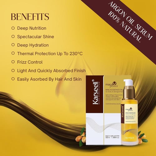 زيت ماكا العطري للجسم والشعر التالف من كارسيل - 50...