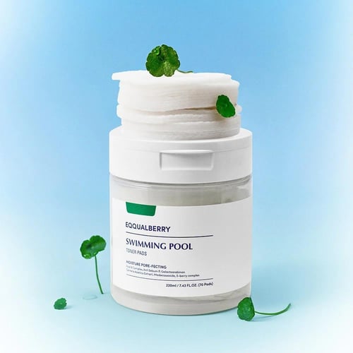 مسحات تونر لتقشير و ترطيب البشرة من ايكوال بيري 70...