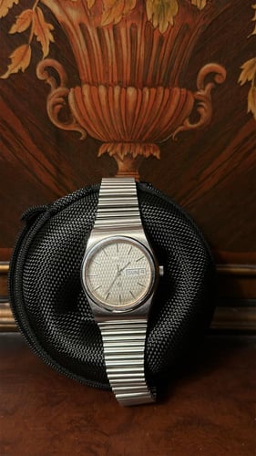 Rado Men Wristwatch Silver Round Silver Quartz Wor...