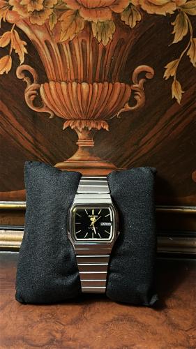 سيكو ٥ اسود مربع | Seiko 5 Black