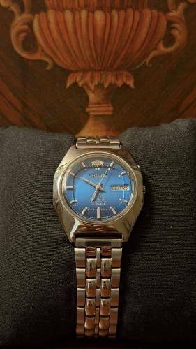 Orient Blue Sunburst 21J – Arabic Day
