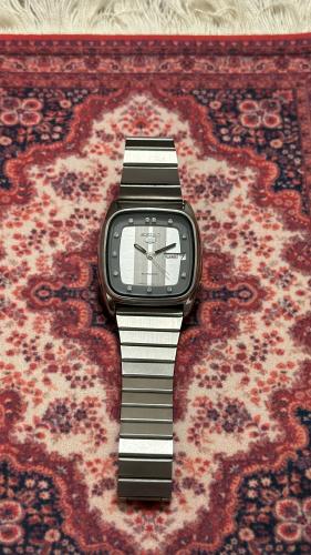 Seiko 5 Vintage - رصاصي مخطط