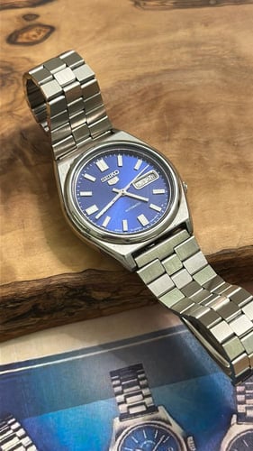 سيكو ٥ كلاسيك ازرق | Seiko 5 Classic