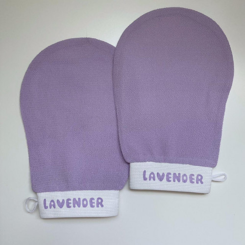قفازين تقشير لافندر قلوي فيسكوز