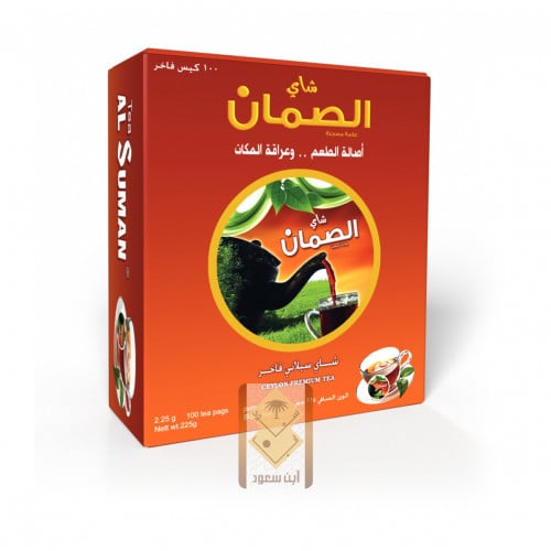 شاي الصمان 100 كيس