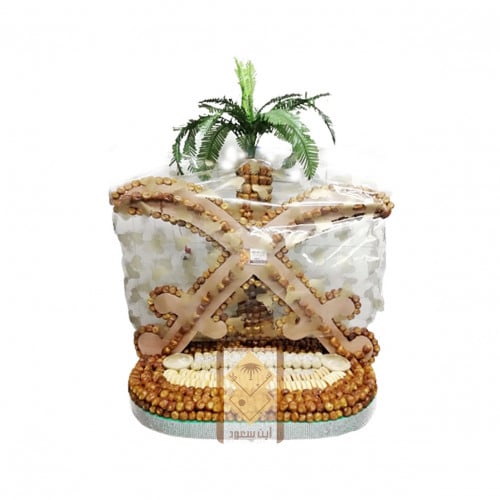 مجسم نخلة وسيفين مقاس وسط