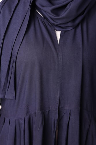 شرشف صلاه مفتوح من الوسط كحلي